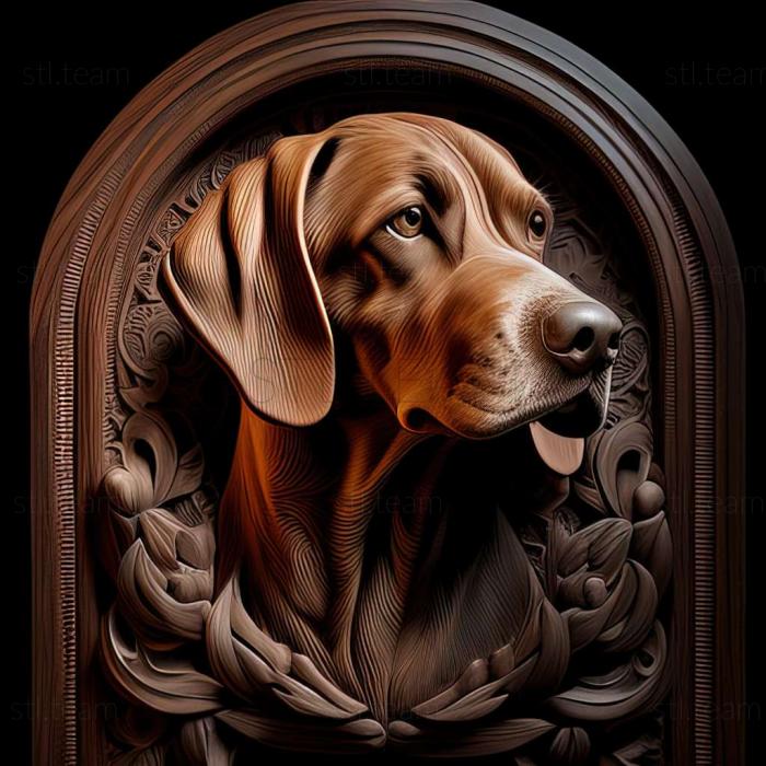 3D model The Spanish Hound dog (STL)